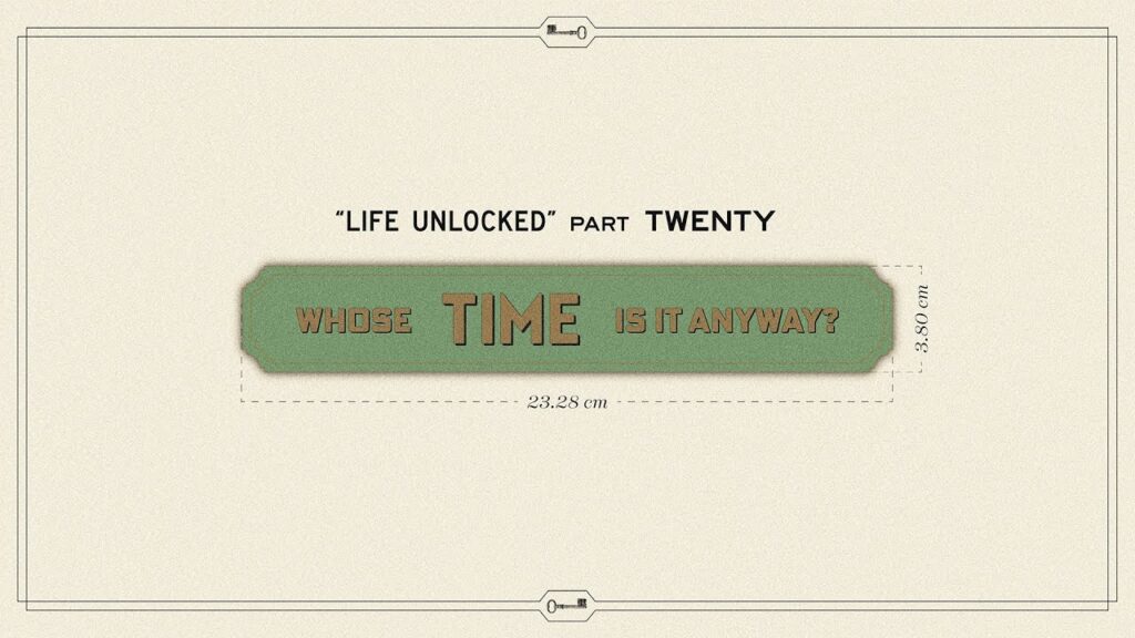 Whose Time Is It Anyway?